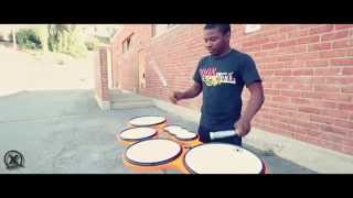 Chris Drummers quotBaked Bunsquot Tenor Lick  Xymox Percussion  Custom Full Tenor Pad [upl. by Pawsner751]