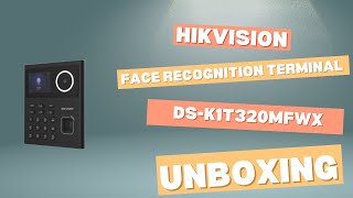 Face Recognition terminal UNBOXING VIDEO [upl. by Ciccia60]