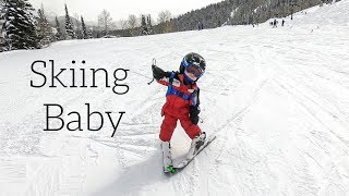 1YearOld Baby Can Ski and Youll Be Amazed at How Good He Is [upl. by Minton]