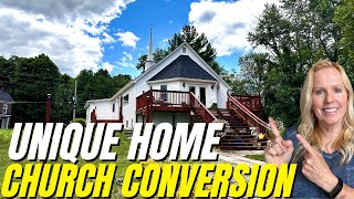 Bloomington Indiana Old Church Turned Into One Of A Kind Unique Home [upl. by Battat]