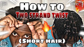 DetailedHow to get instant locs on short men hair‼️ [upl. by Pawsner]