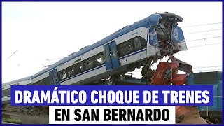 MG  Impactante choque de trenes deja dos fallecidos [upl. by Mariquilla]