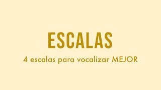 4 escalas para vocalizar MEJOR en 5 min  Haz esto todos los días [upl. by Anelim830]