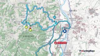 FaunArdèche Classic 2020  Parcours officiel [upl. by Airitak640]