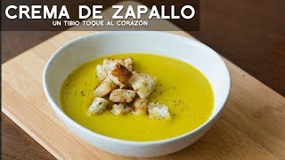 CREMA DE ZAPALLO  COMIDA PERUANA  ACOMERPE [upl. by Ahseekan]