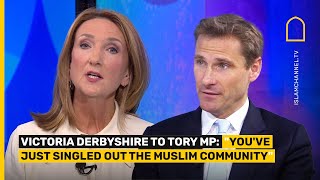 Victoria Derbyshire tells Tory MP quotYouve just singled out the Muslim communityquot [upl. by Granny]