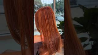 Dark hair to copper hair hairstyle [upl. by Madaras212]