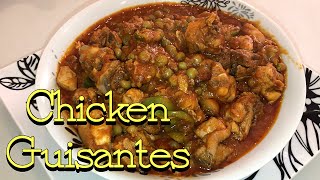 HOW TO COOK CHICKEN GUISANTES PAANO LUTUIN ANG MANOK NA GUISANTES [upl. by Lemaj]