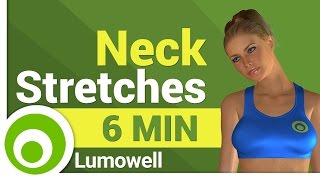 Neck Stretches for Neck Pain Tension Headaches Flexibility and Stress Relief [upl. by Farro]