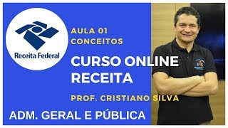Aula 01  Administração Geral e Pública  Conceitos de Administração  Concurso da Receita Federal [upl. by Nations]
