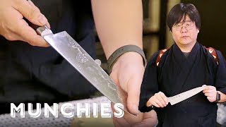 How to Sharpen a Knife with a Japanese Master Sharpener [upl. by Seaden]