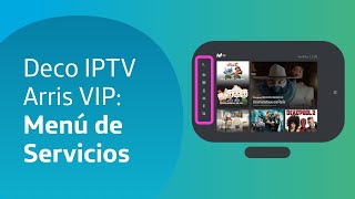 Menú de servicios deco IPTV Arris VIP de Movistar [upl. by Vachill]