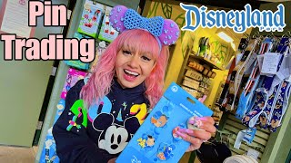 🔴Pin Trading CHALLENGE at Disneyland Resort [upl. by Atiram]