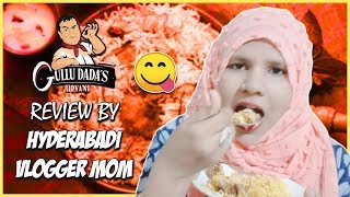 Gullu Dadas Famous Biryani Review By Hyderabadi Vloger Mom gulludadasbiryani gulludada [upl. by Ennyroc627]