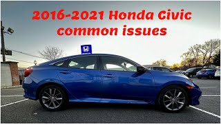 2016  2021 Honda Civic problems [upl. by Baudoin]