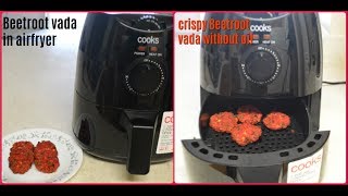 Beetroot vada in airfryerBeetroot vada without deepfrying [upl. by Nasus]