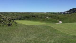 Tenby Golf Club Hole 4 green [upl. by Neehsas]