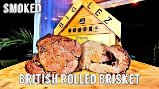 EN  How to Smoke a British Rolled Brisket in a Drevos International Smoker [upl. by Alaehcim179]