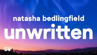 Natasha Bedingfield  Unwritten Lyrics [upl. by Rebmyt]