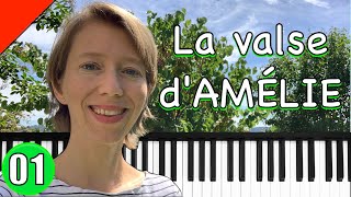 Yann Tiersen  La valse dAmélie  Piano Tutorial 1 [upl. by Budge372]