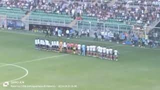 Palermo vs Cesena  Entrata delle squadre in campo [upl. by Bowra]