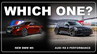 BMW M5 vs Audi RS 6 Performance  WHICH ONE [upl. by Atiuqehs]