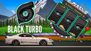 Pixel Car Racer  HOW TO WIN THE BLACK TURBO [upl. by Ariaet]