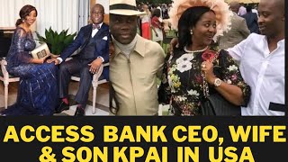 ACCESS BANK MD HERBERT WIGWE WIFE amp SONIN ONE DAY [upl. by Reichert310]