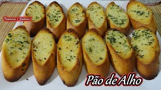 PÃO DE ALHO receita rápida [upl. by Larual]