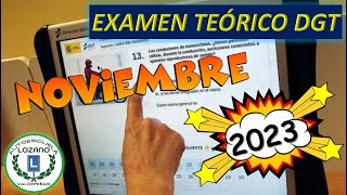 EXAMEN TEÓRICO NOVIEMBRE 2023 [upl. by Hadihahs]