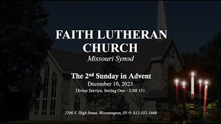 Livestream for the 2nd Sunday in Advent 12102023 [upl. by Nordin]