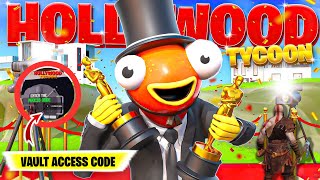 HOLLYWOOD TYCOON Fortnite VAULT ACCESS CODE  Fortnite HOLLYWOOD TYCOON Vault Code [upl. by Cosetta]