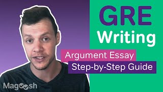 GRE Writing A StepbyStep Guide to the GRE Argument Essay [upl. by Bergstein]