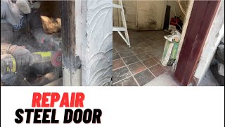 StepbyStep Guide Replacing a Steel Door Frame Like a Pro [upl. by Eikciv638]