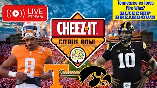 Tennessee Vols vs Iowa Hawkeyes CheezIt Citrus Bowl Matchup Breakdown [upl. by Ihpen522]