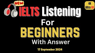 IELTS Listening Practice For beginners  Volunteer application details listening with answers [upl. by Murtagh551]