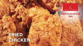 How to air fry CRISPY chicken 🍗 with the Emeril Lagasse French Door 360 AirFryer [upl. by Llehsor]