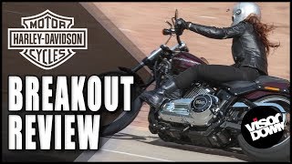 HarleyDavidson Breakout Review  Visordowncom [upl. by Limoli393]