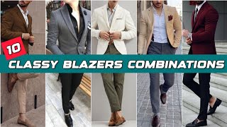 10 Attractive Blazers with Matching Shirt and Pant Combo  Shirt Pant and Coat Combination [upl. by Dynah]