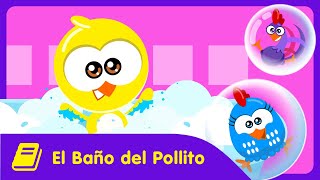 Gallina Pintadita Mini  Historieta  El Baño del Pollito [upl. by Lertnom]