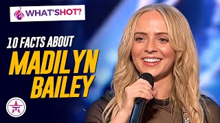 10 Facts You Didnt Know About Madilyn Bailey YouTube Star and Americas Got Talent Finalist [upl. by Suhpoelc]