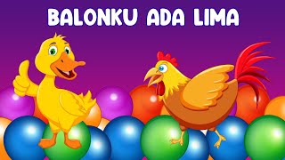 Lagu Anak Balonku Ada Lima  Balonku Ada Lima RupaRupa Warnanya Lagu Anak Balita Terbaru [upl. by Thurlough]