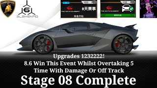 Real Racing 3  The Sixth Element  Lamborghini Sesto Elemento  Stage 08 Complete ✅️ [upl. by Aenotna]