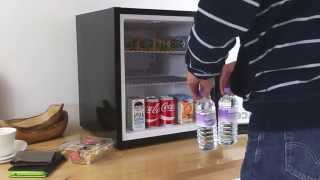 iceQ 49 Litre Drinks Glass Door Fridge Black [upl. by Assennav]