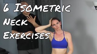 6  Isometric Neck Strengthening Exercises  Ask Dr Abelson [upl. by Elcin]