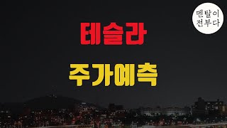 의미없는 테슬라 주가예측 그래도 해보자 [upl. by Ecarg]