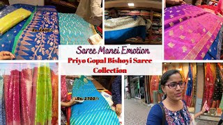 Durga Puja Shopping  Gariahat Priyo Gopal Bishoyi Saree Collection [upl. by German]