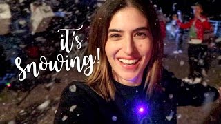 ITS SNOWING  Lily Pebbles Vlogmas [upl. by Novoj]