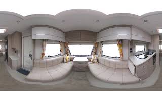 2022 Elddis Explore 585  Interior 360° panoramic tour [upl. by Esmeralda]