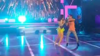 ROSANGELA ESPINOZA Y WALDIR FELIPA BAILAN BACHATA EN EEG [upl. by Franza]